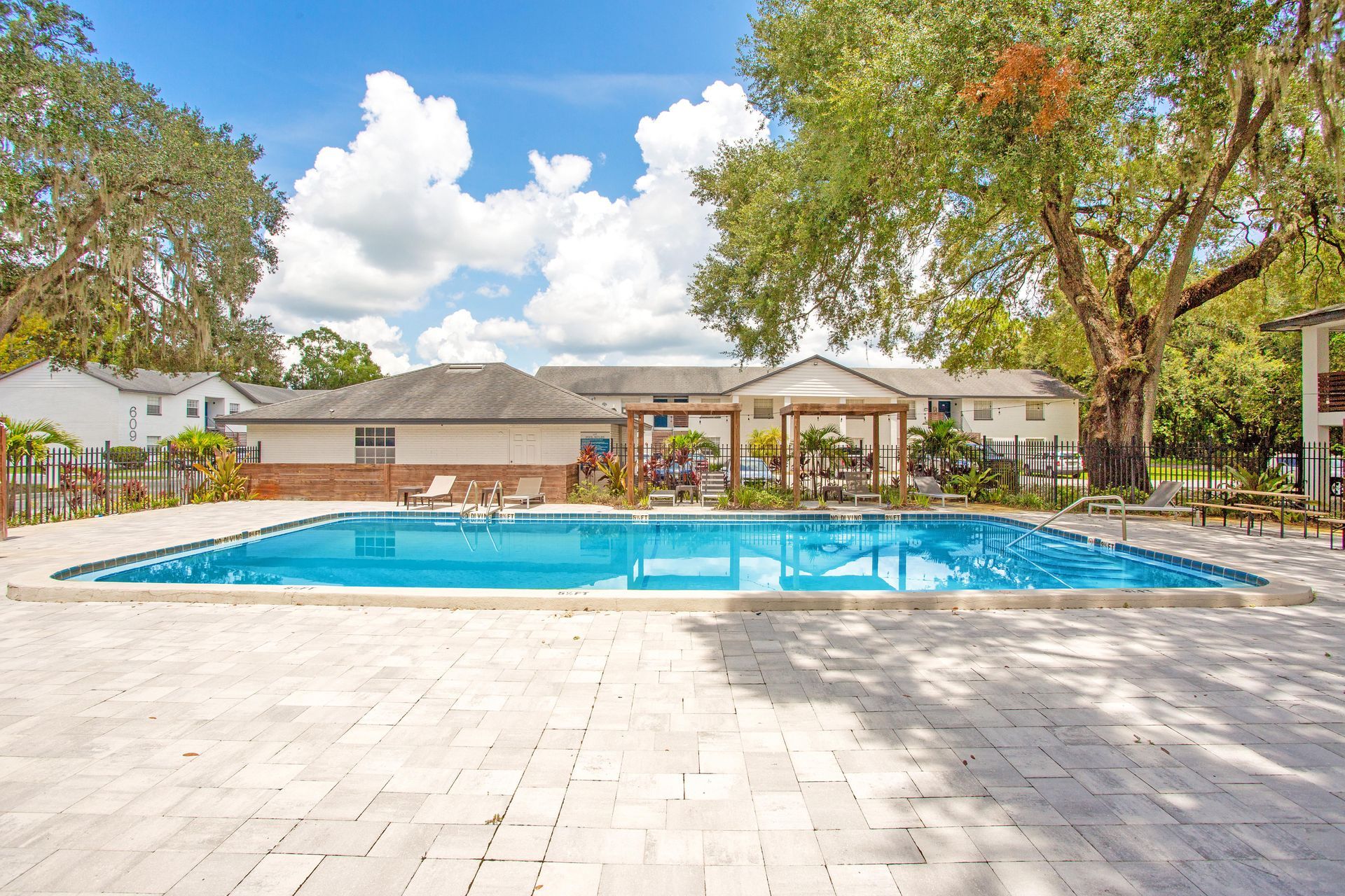 Swimming pool at The Henry in Plant City, FL.