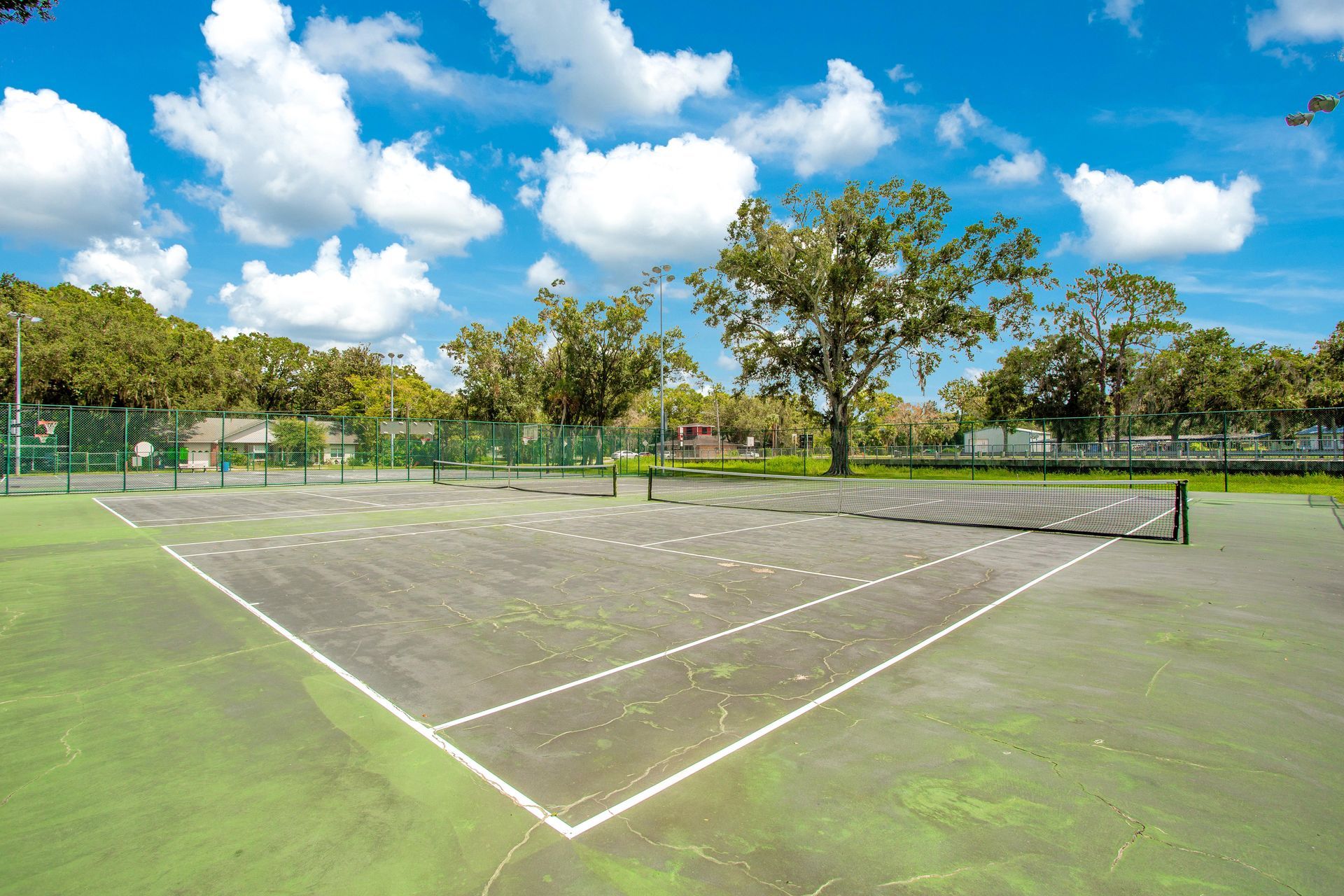 Tennis court at The Henry in Plant City, FL.
