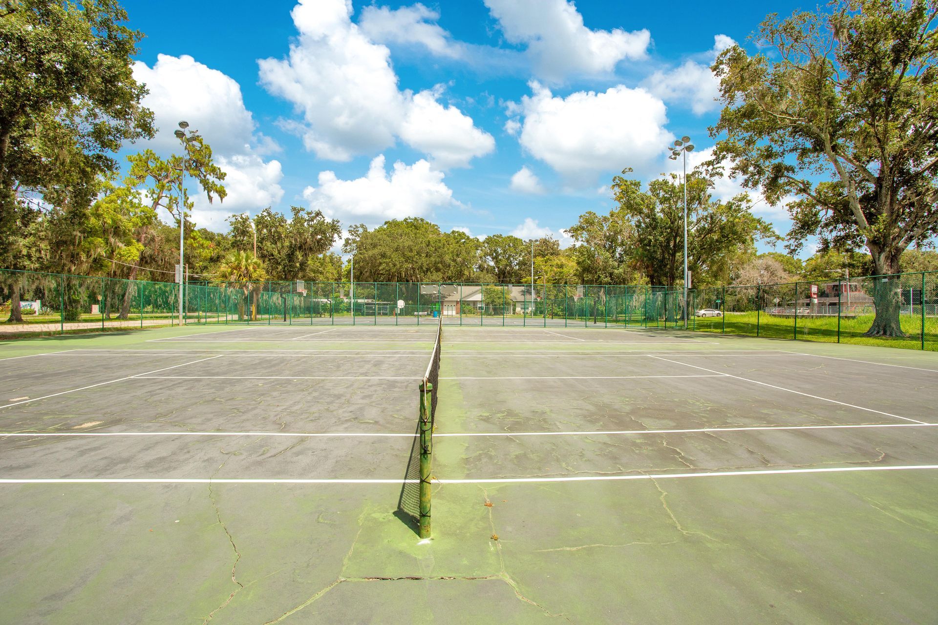 Tennis court at The Henry in Plant City, FL.