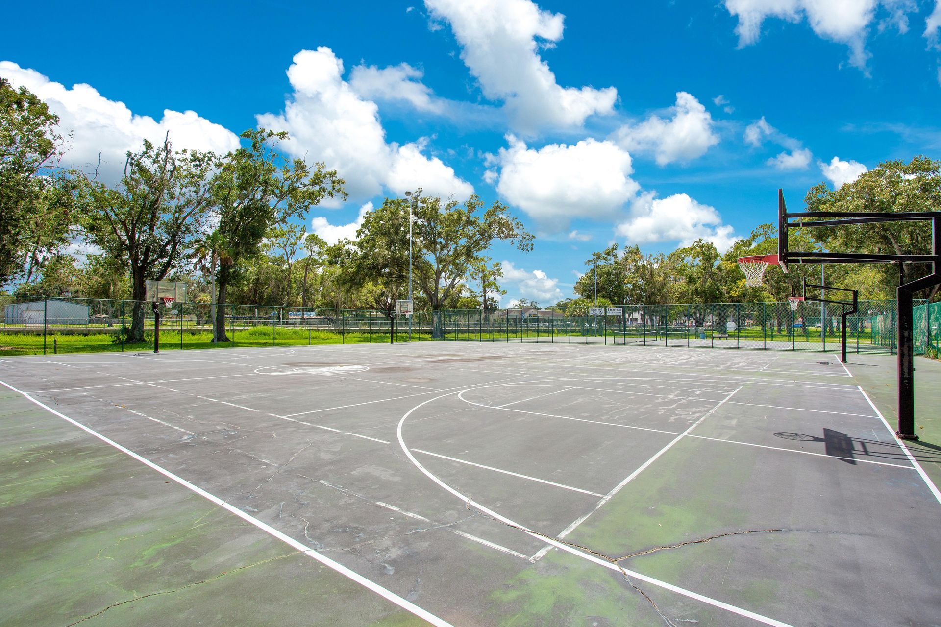 Tennis court at The Henry in Plant City, FL.
