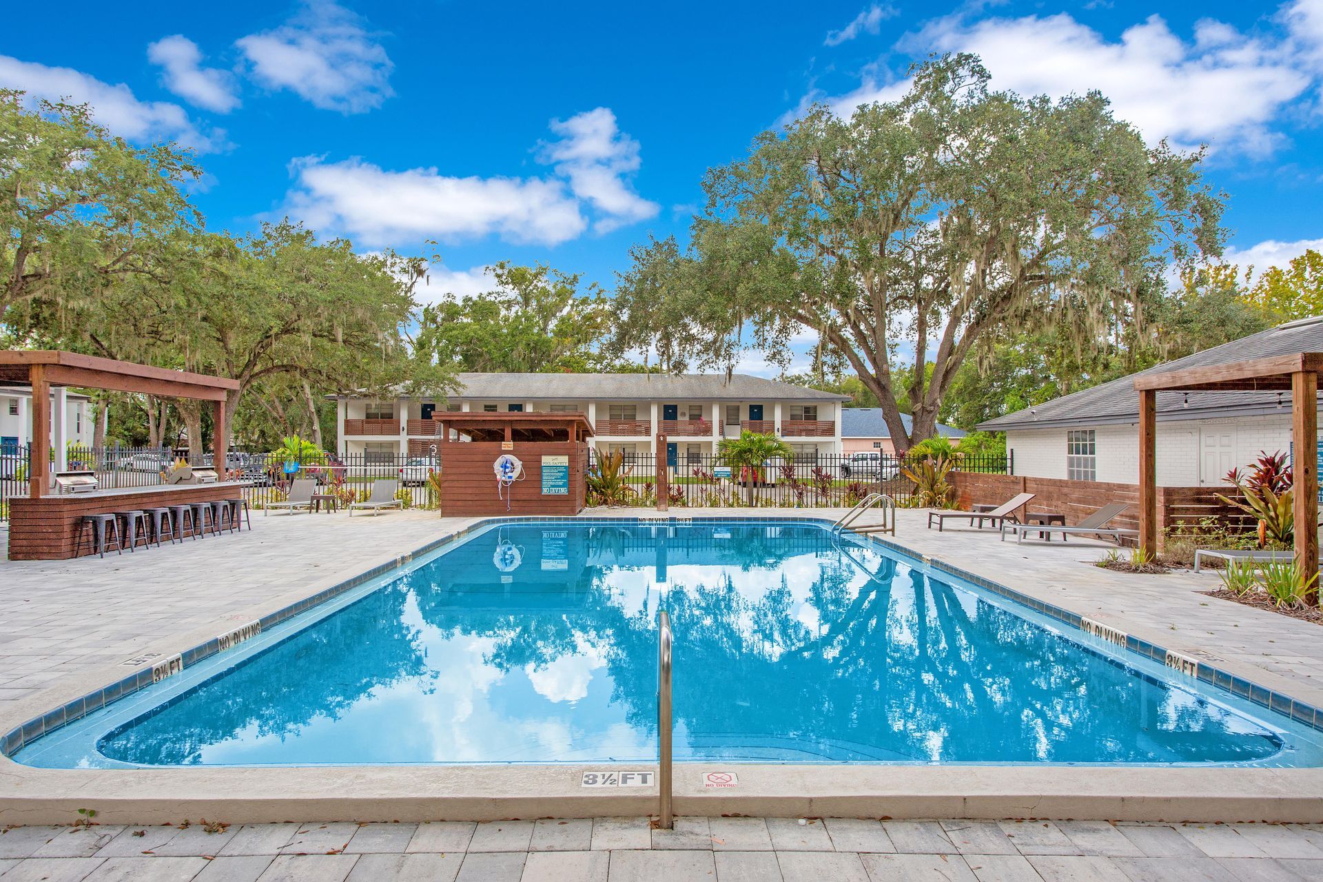 Swimming pool at The Henry in Plant City, FL.