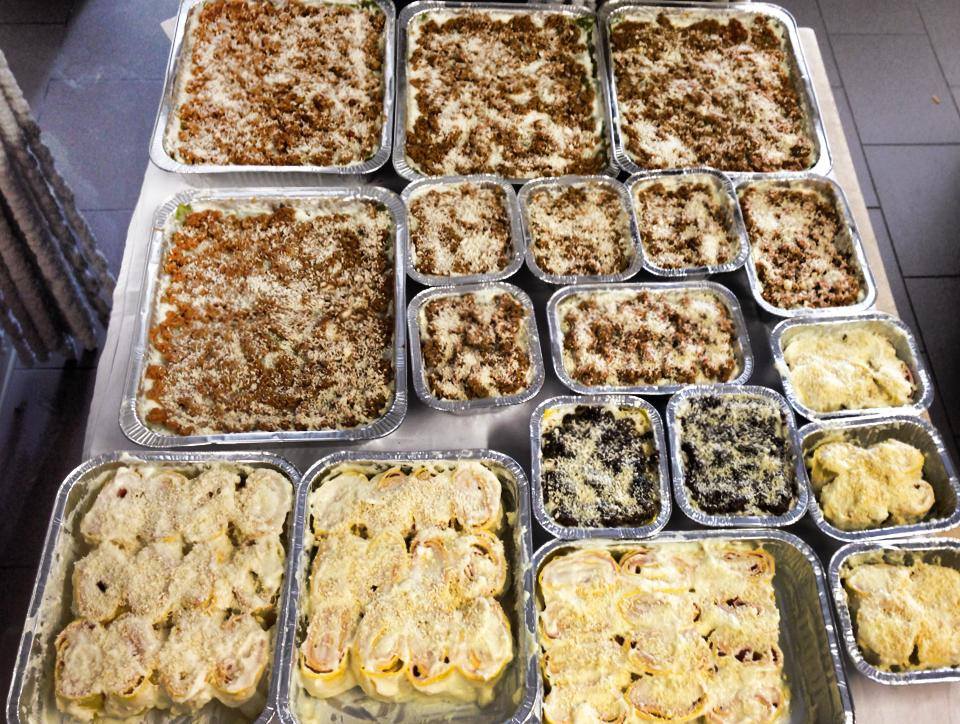 assortimento di pasta fresca ripiena