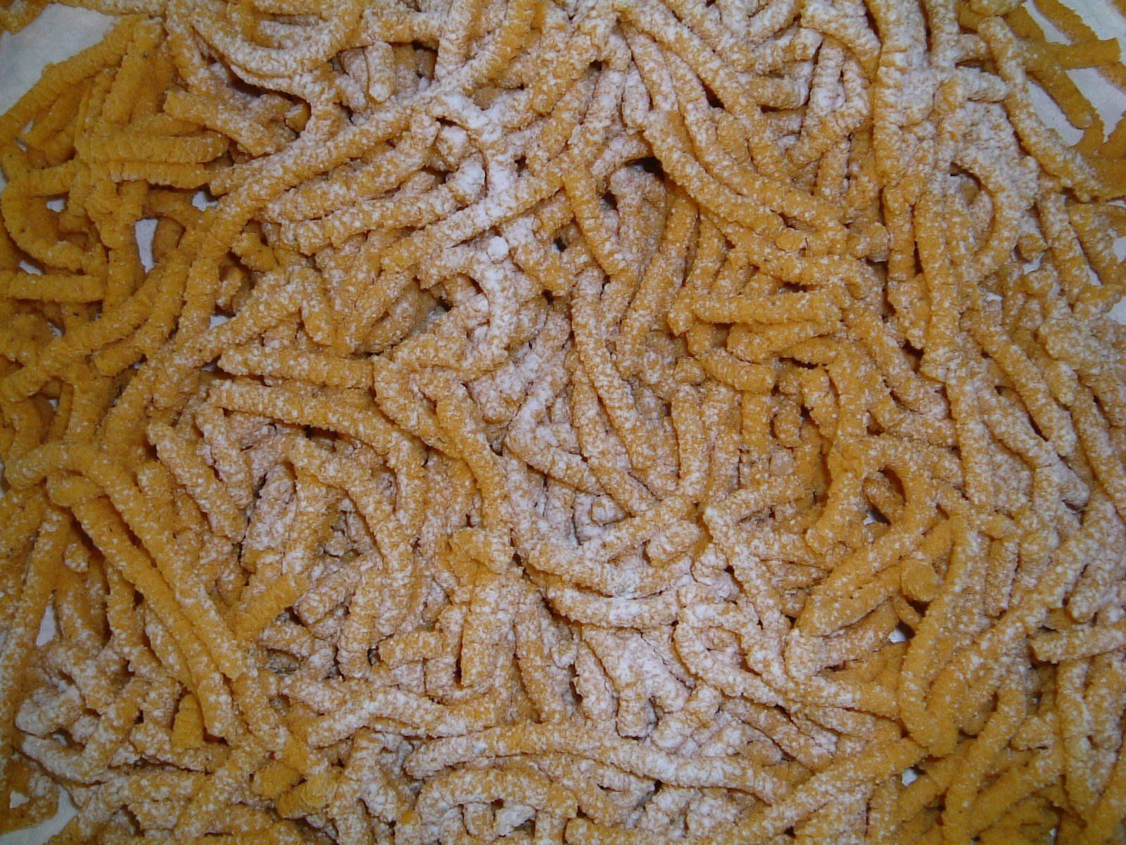 pasta del tipo gramigna fresca