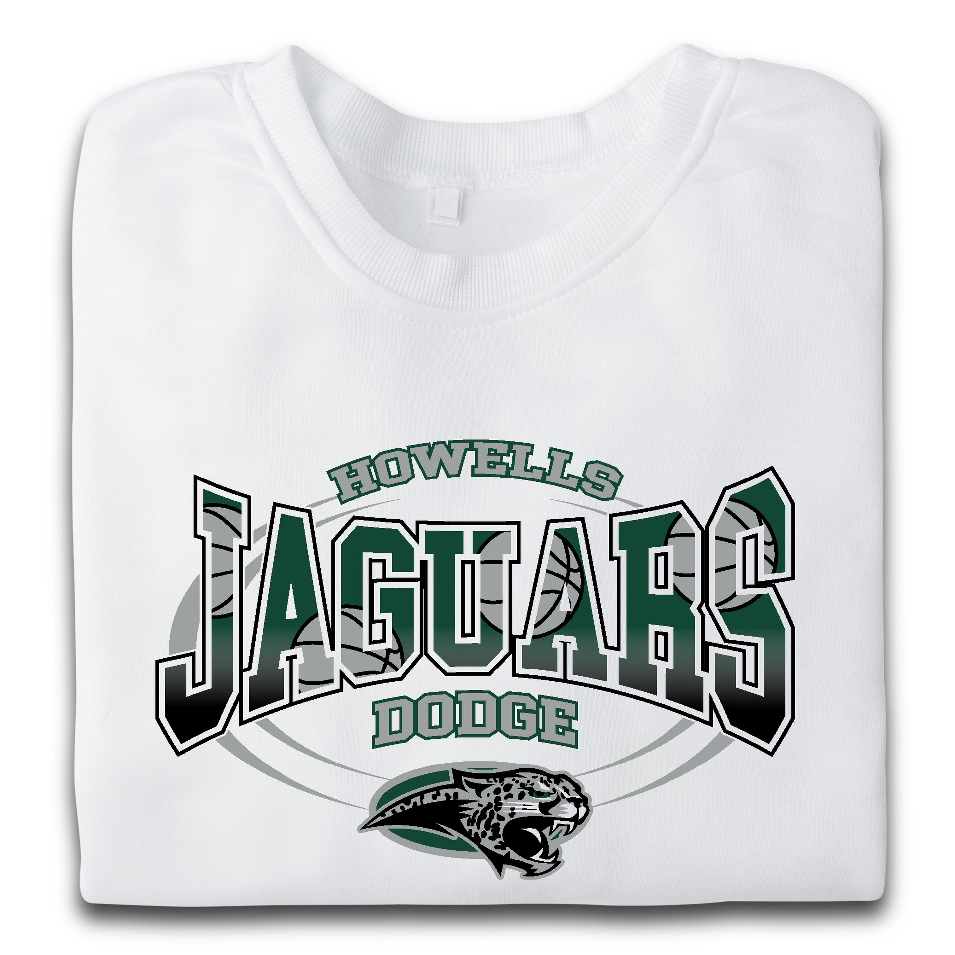 A white t-shirt with the word jaguars on it