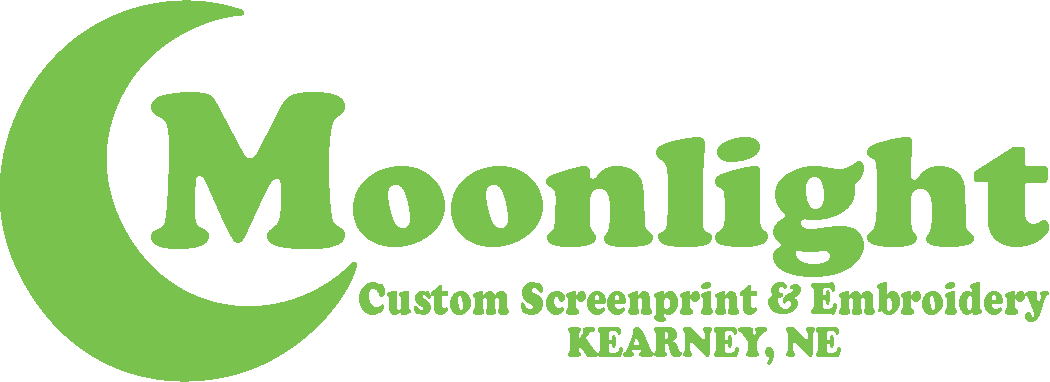 moonlight custom screenprint logo