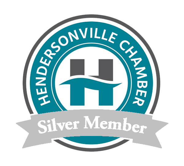 A silver member of the Hendersonville chamber