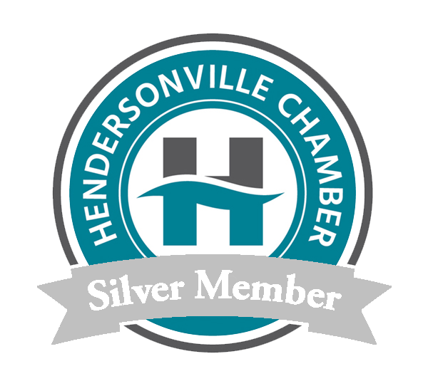 A silver member of the Hendersonville chamber