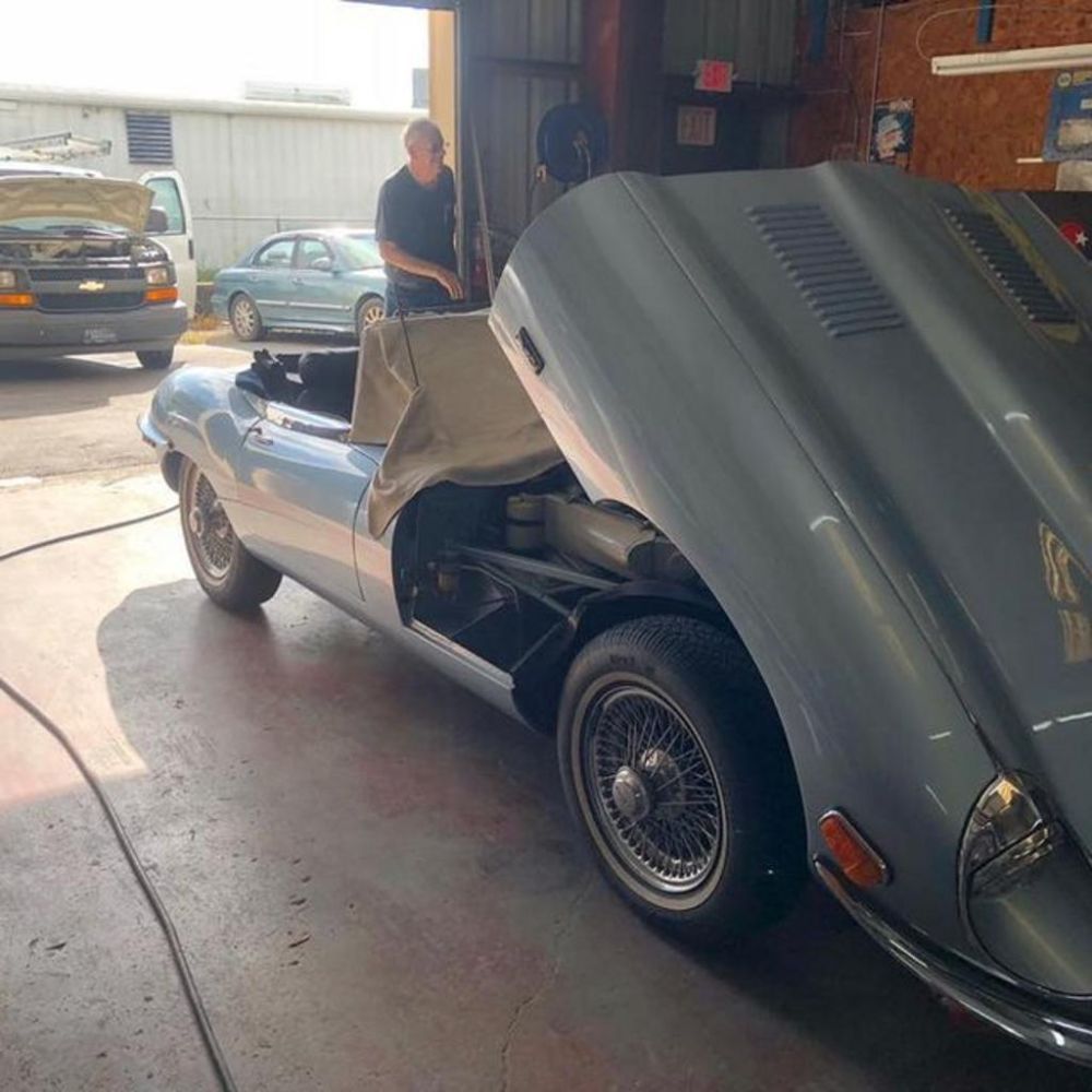 Retro Car Ready for Maintenance in Naples, FL - Proline Auto Care