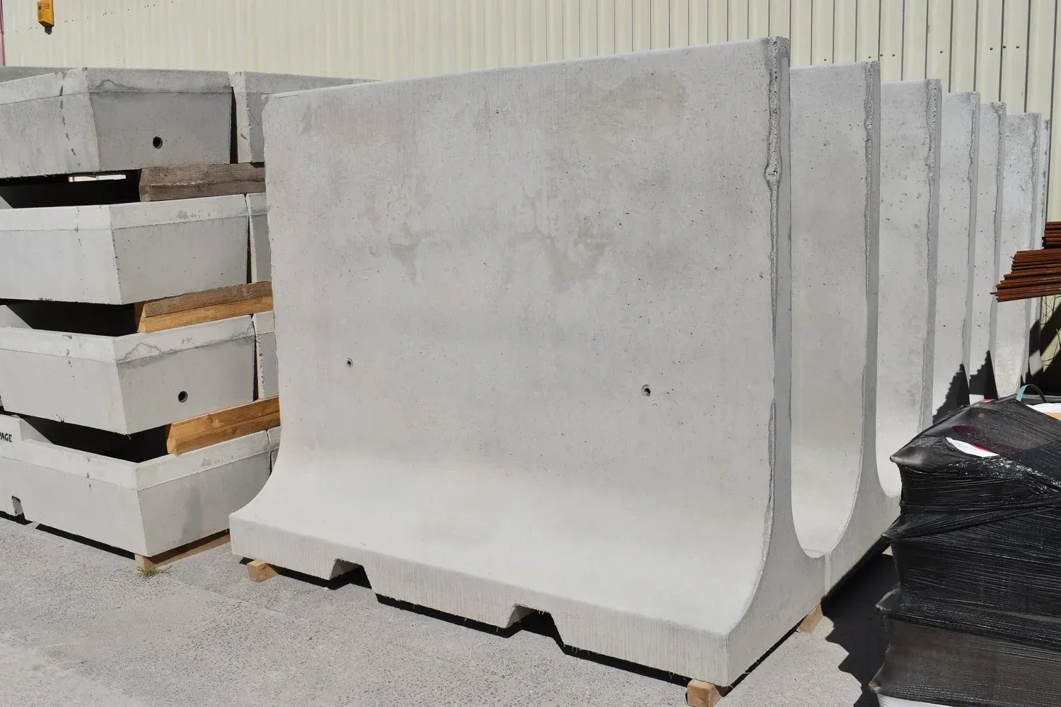 A variety of troughs
