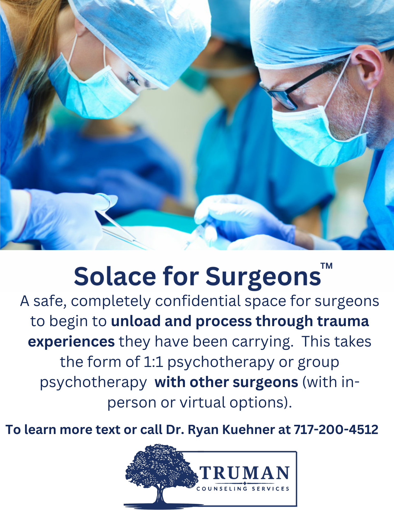 An advertisement for healing for healthcare heroes shows a patient laying on a stretcher in a hospital.