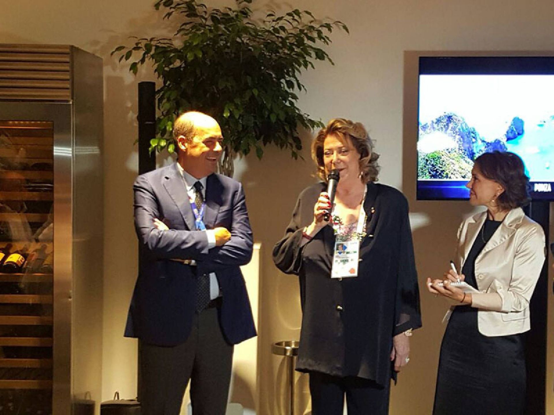 Intervista con Nicola Zingaretti, Presidente della Regione Lazio, e Diana Bracco, Presidente e CEO Bracco