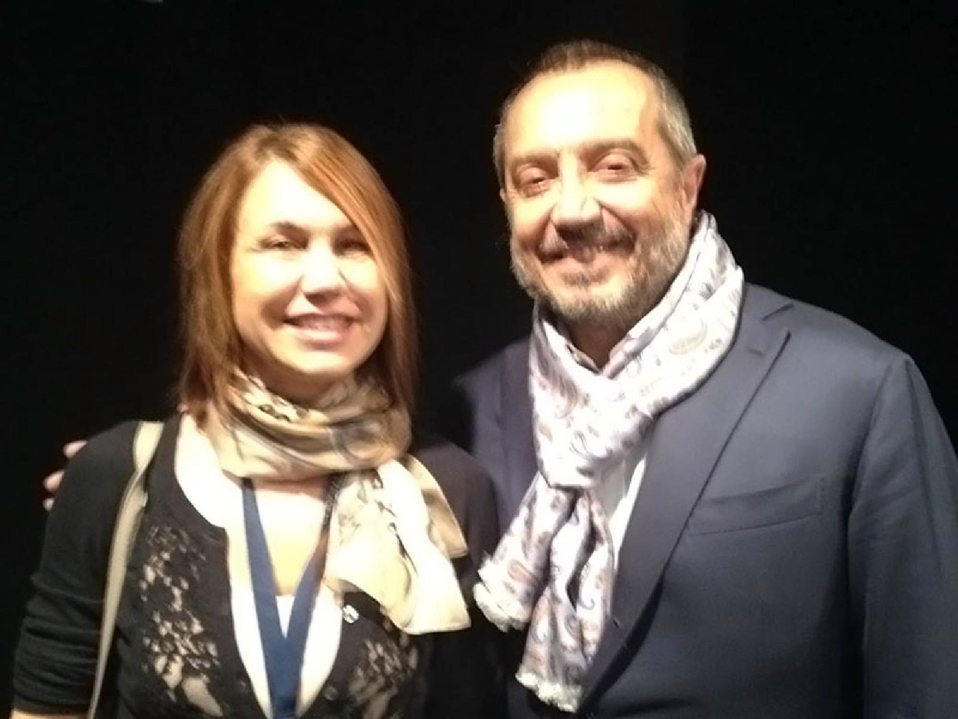 Con il giornalista Franco di Mare di Uno Mattina RAI 1
