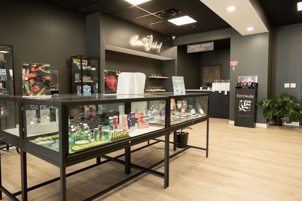 Wicked Reserve Dispensary counter — NOTA, Rochester NY