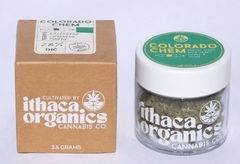 Ithaca Organics cannabis flower at 
Wicked Reserve Dispensary.