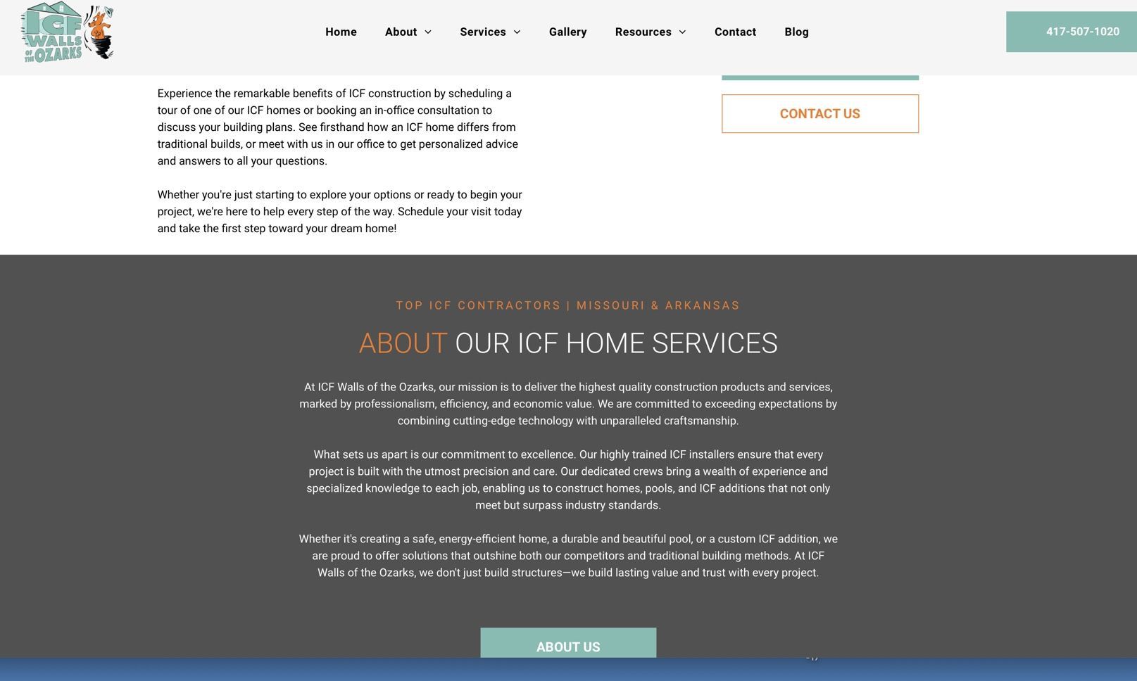 ICF SEO Makeover and Website Design Client | Ozark, Branson, Springfield, MO