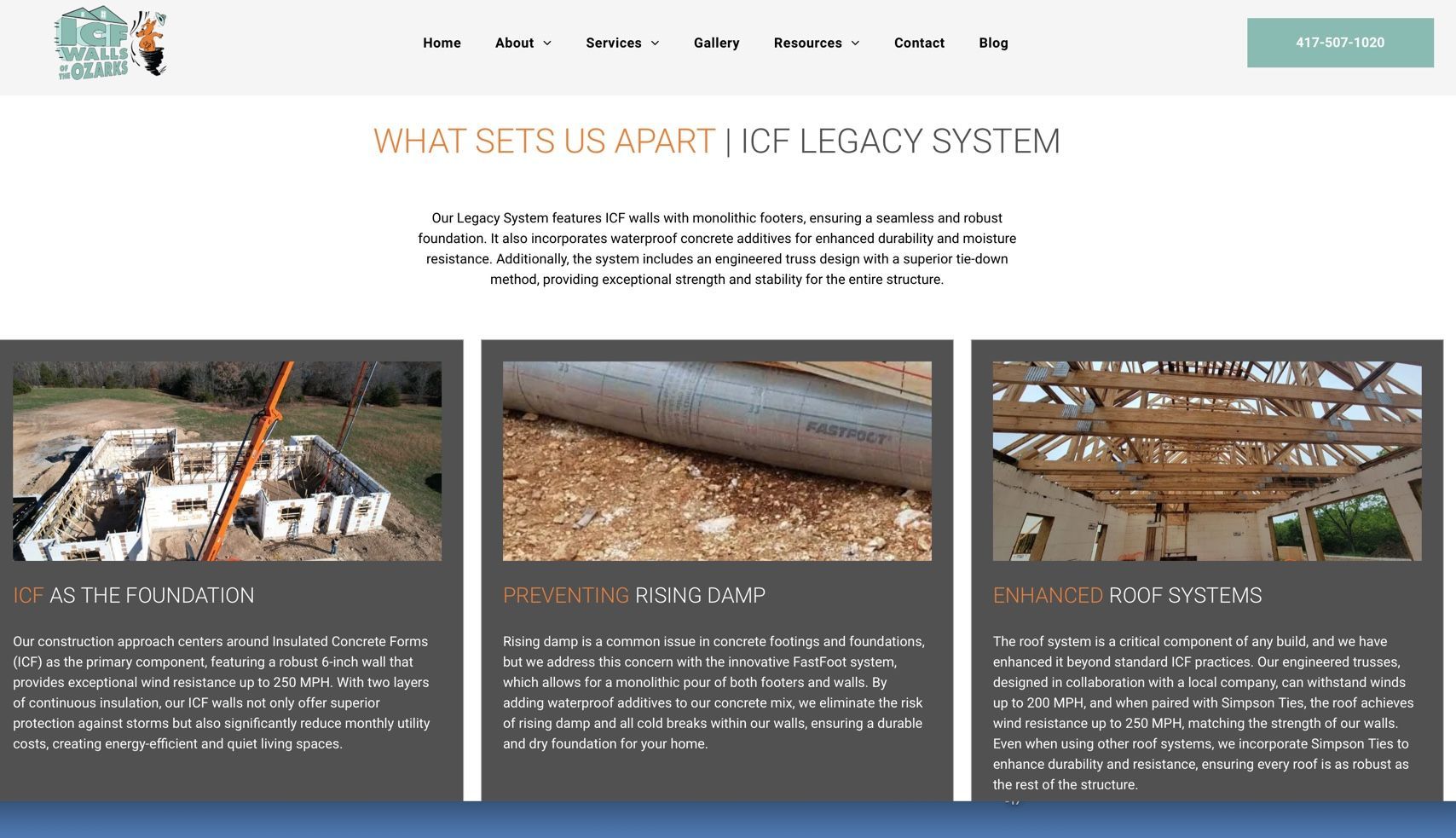ICF SEO Makeover and Website Design Client | Ozark, Branson, Springfield, MO
