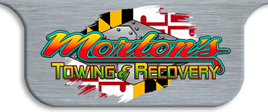 A logo for morton 's towing and recovery