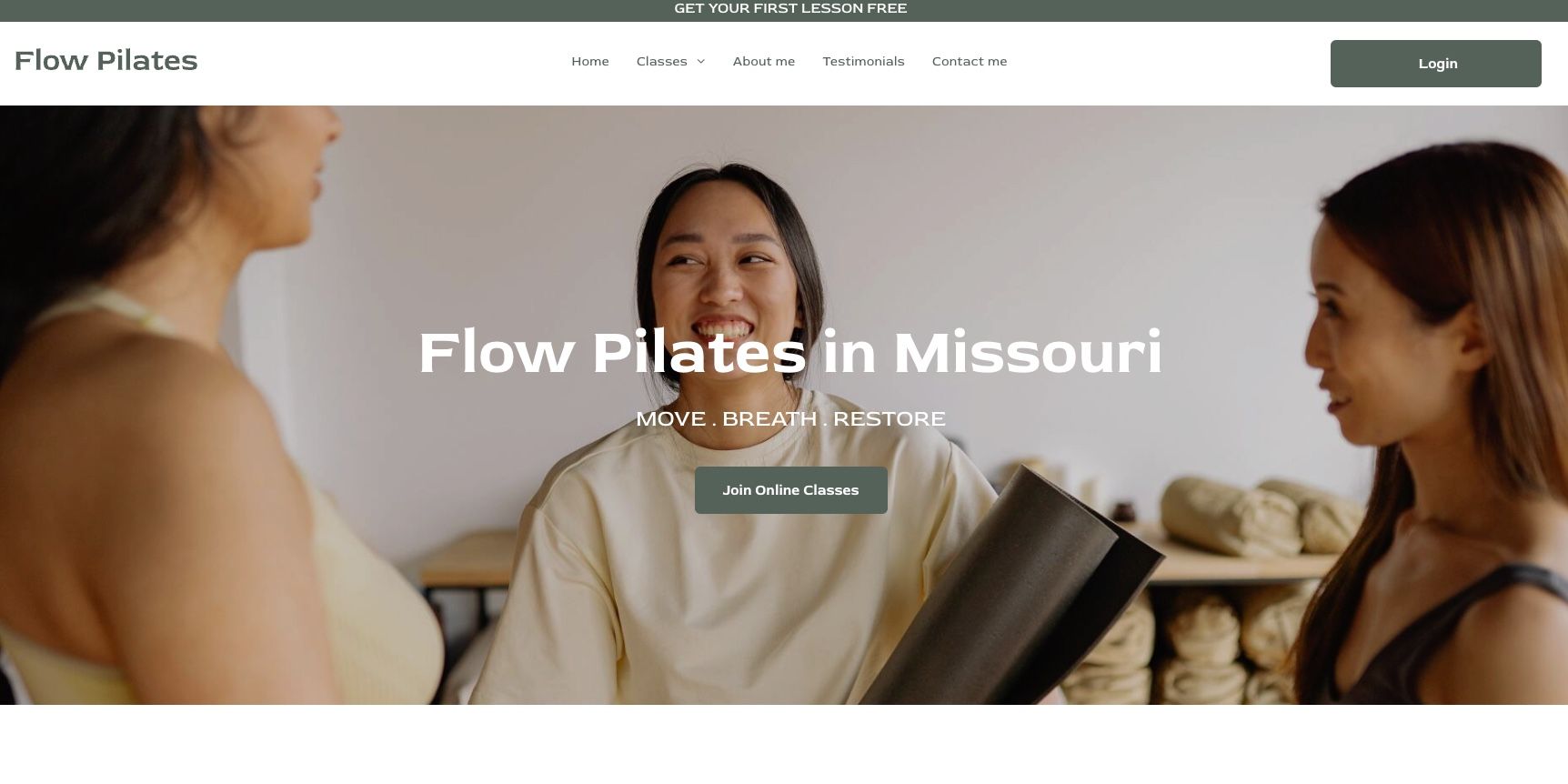 SEO Friendly website design for pilates and gyms in Springfield MO | Local SEO
