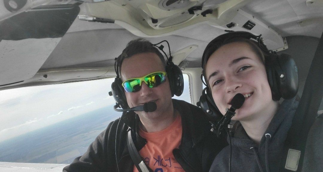 Pilot And Woman — Bloomington, IL — Tailwind Waymakers