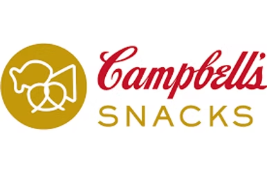Campbell’s Snacks logo with gold icon and red script text on white background