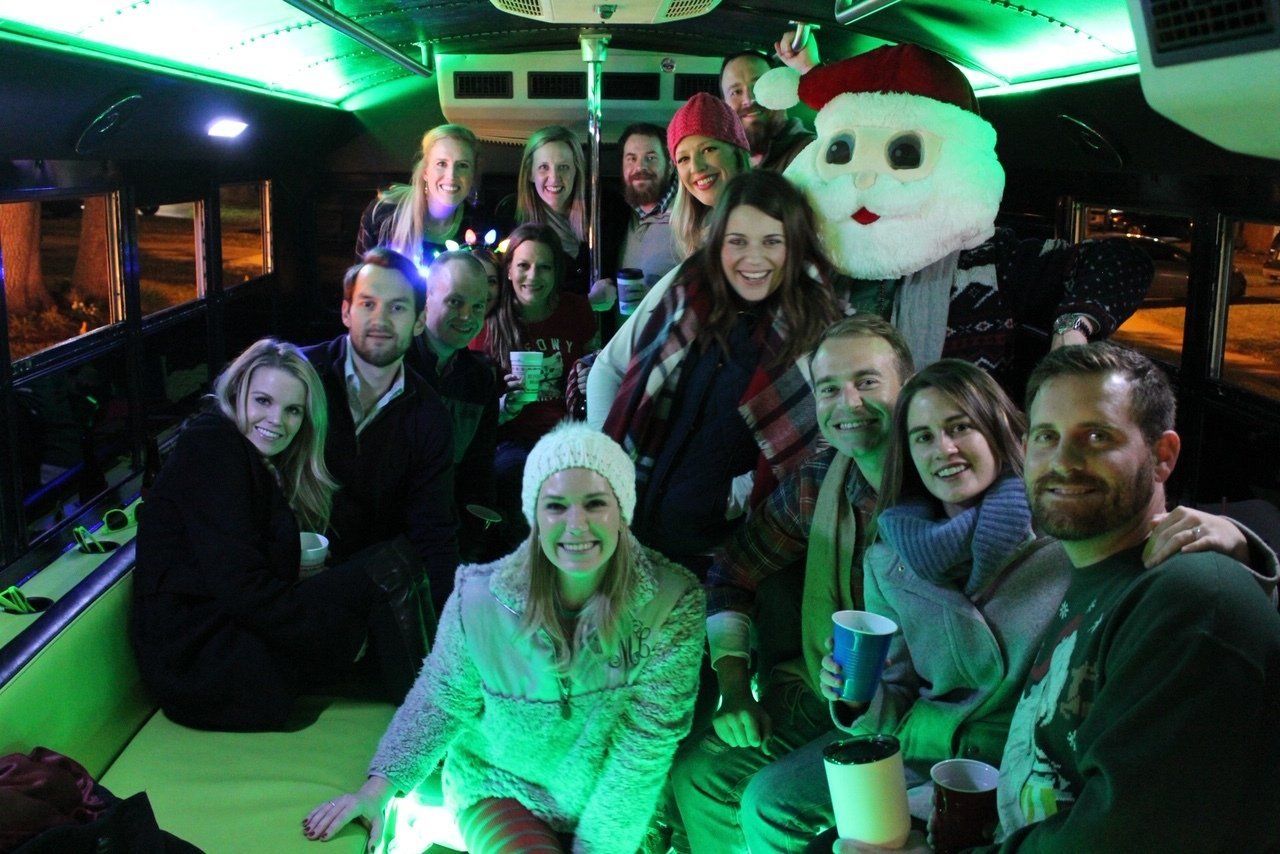 Local Christmas Light Tour Houston, TX Cool Bus Houston