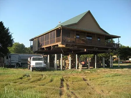 Foundational Repair — Brandon, MS — Means House Moving Inc.