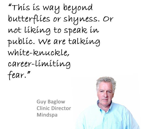 Quote about how we deal with the hardcore fear of public speaking which is way beyond not liking to speak in public