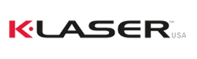 a black and red logo for klaser usa