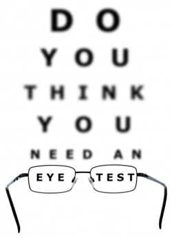 Eye Examination Char and Glass - Eye Care in Rocky Mount, NC