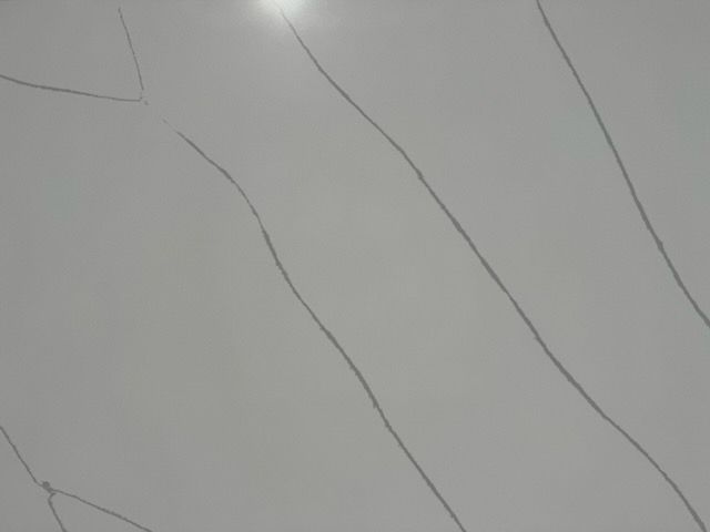 Close up of a Calacatta Ultra slab