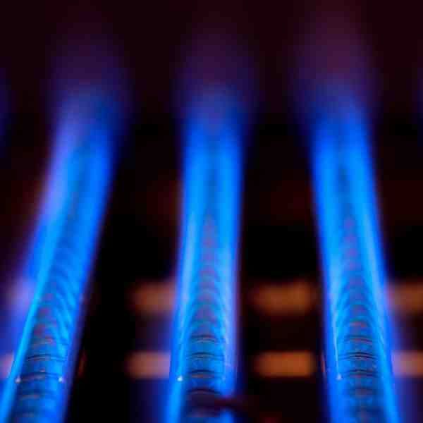 Blue Flames Burning from A Gas Stove — Kuranda Gas & Supplies In Koah, QLD