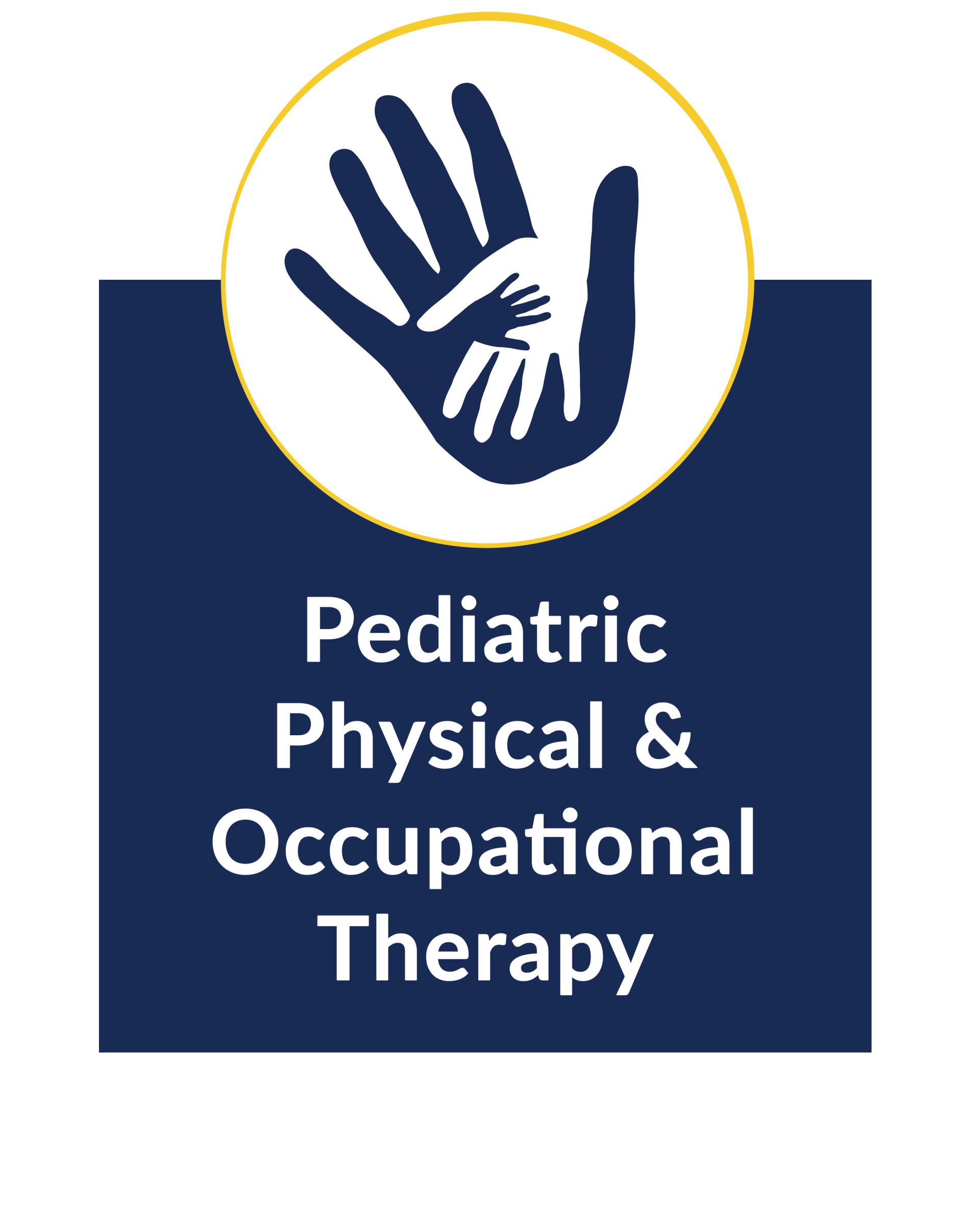 Image that says Pediatric Physical & Occupational Therapy