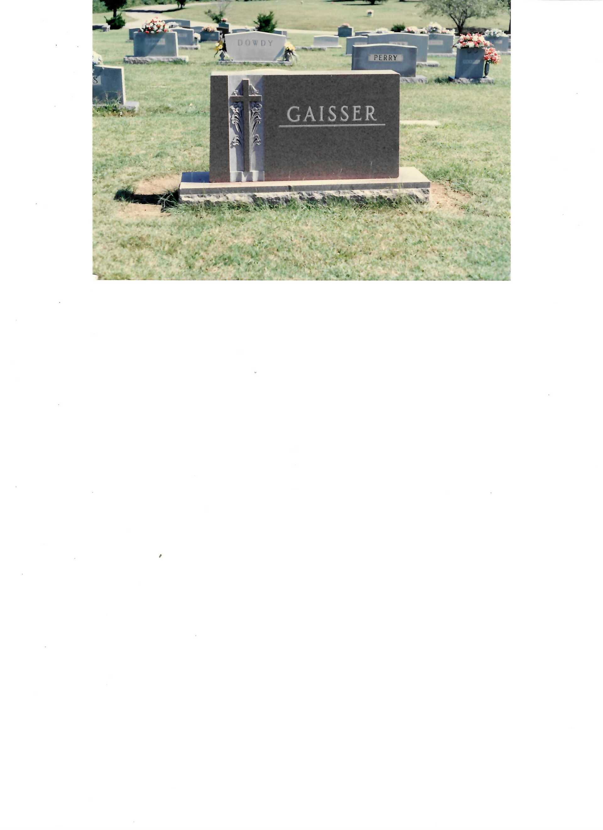 Gaisser Grave — Clarksville, TN — Clarksville Memorial Company