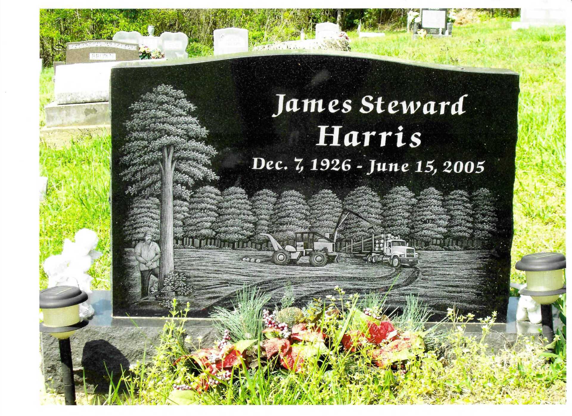 James Steward Stone Grave — Clarksville, TN — Clarksville Memorial Company