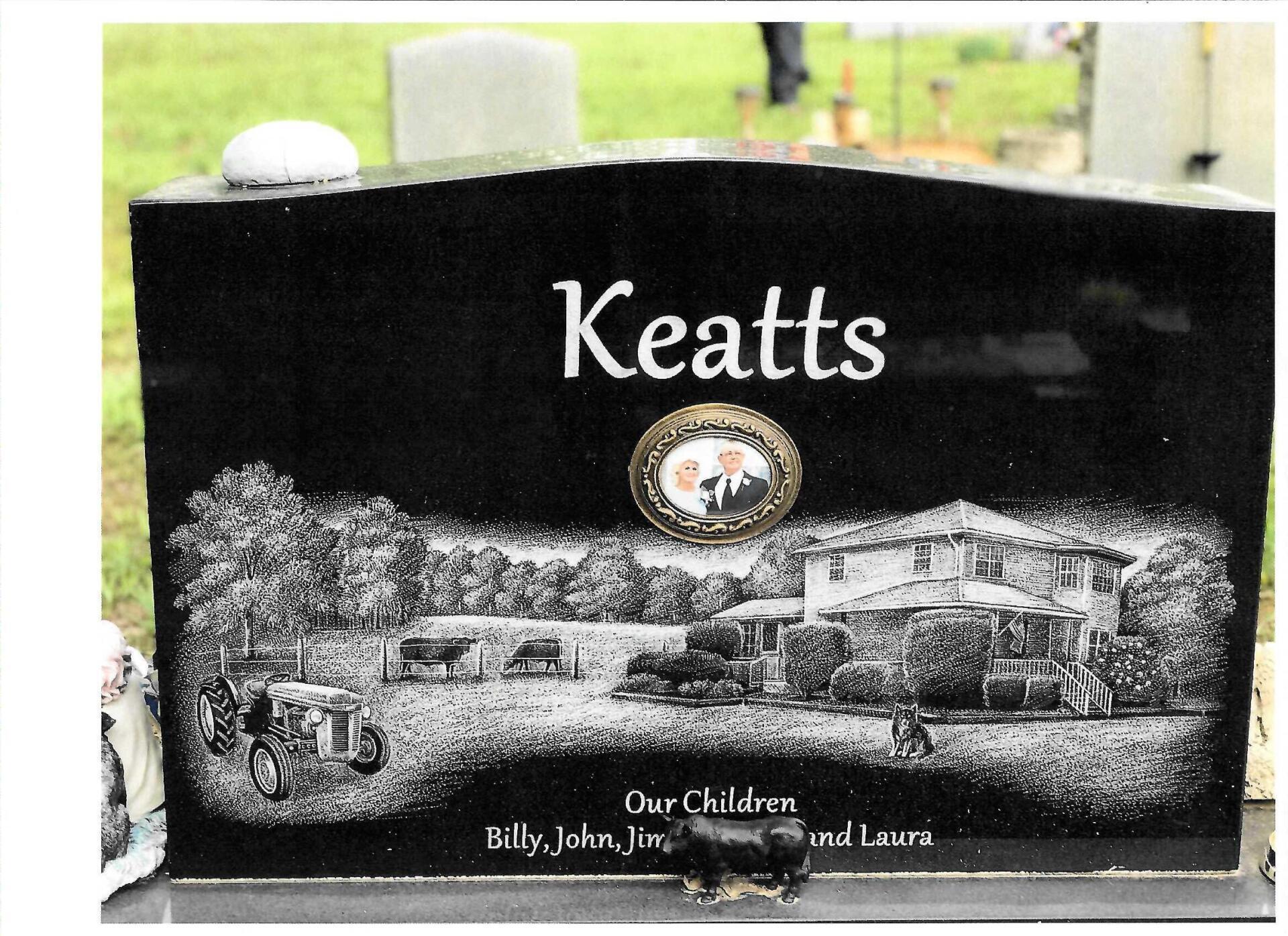 Keatts Stone Grave — Clarksville, TN — Clarksville Memorial Company