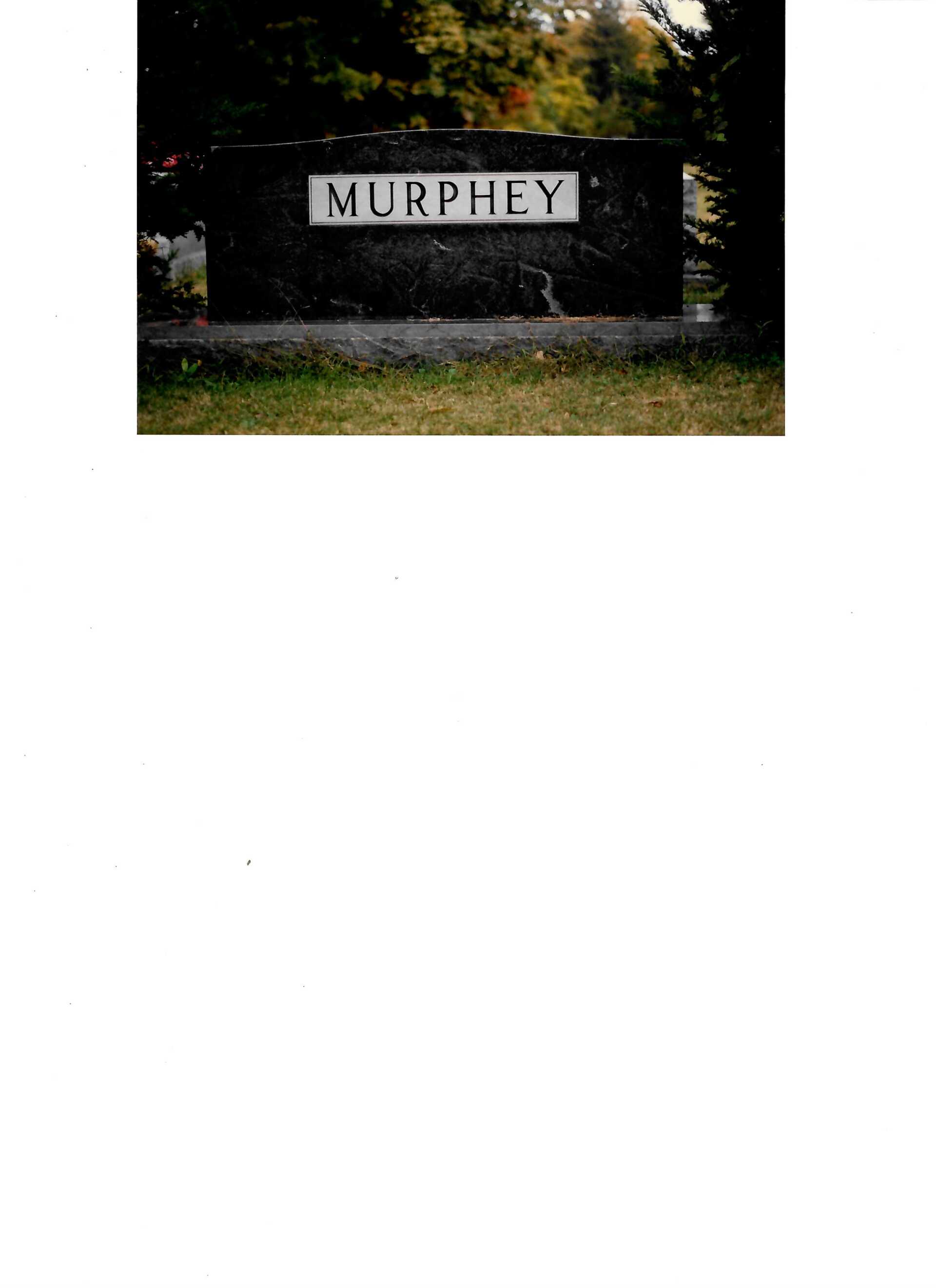 Murphey Grave — Clarksville, TN — Clarksville Memorial Company