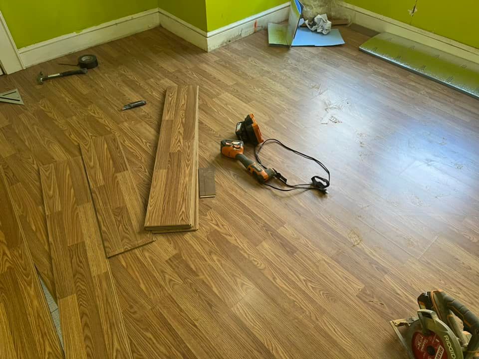Installing Wood Flooring — Westminster, SC — Bryant Remodeling, LLC