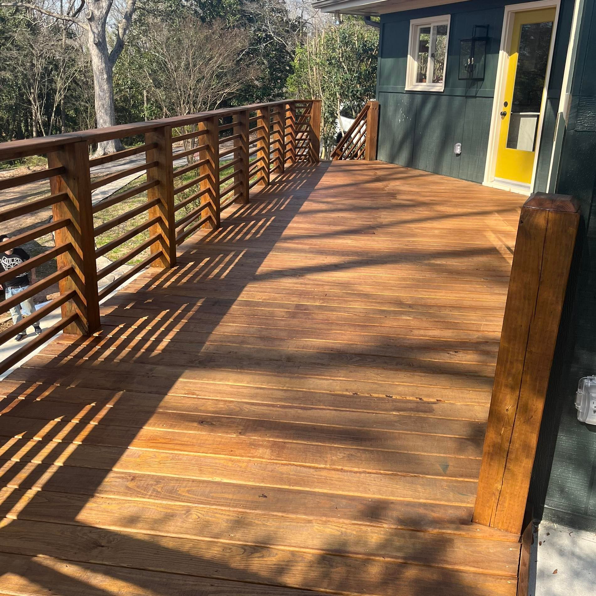 Wooden Deck with a Railing — Westminster, SC — Bryant Remodeling, LLC