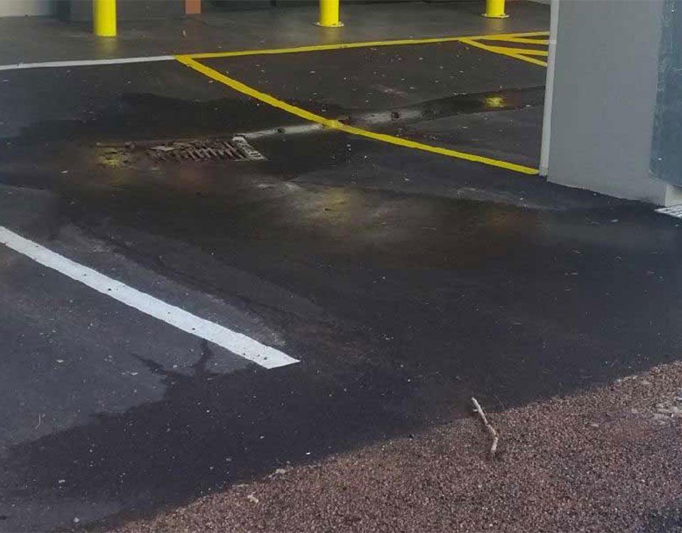 Car Park Asphalt Repair Project Image — Bitumen Services in Darwin, NT