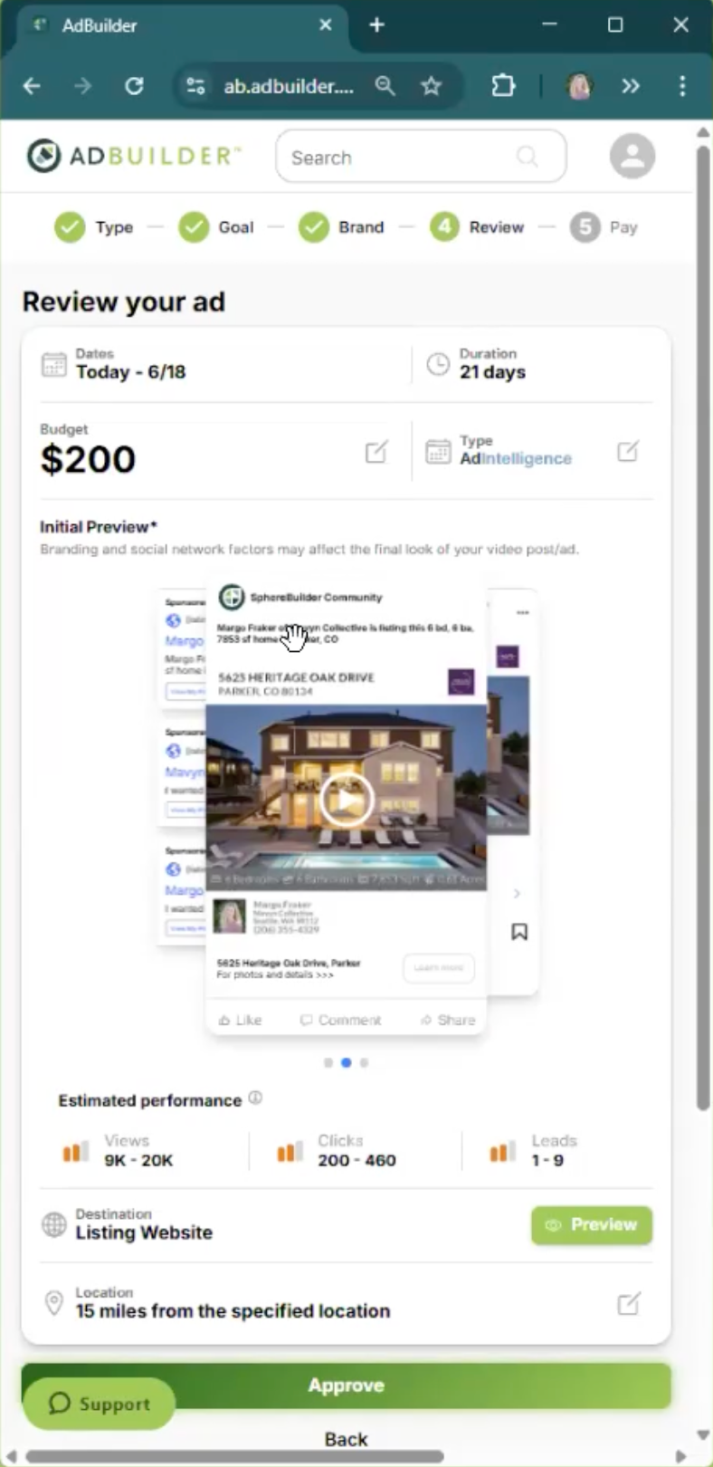 AdBuilder™ | Campaign Confirmation