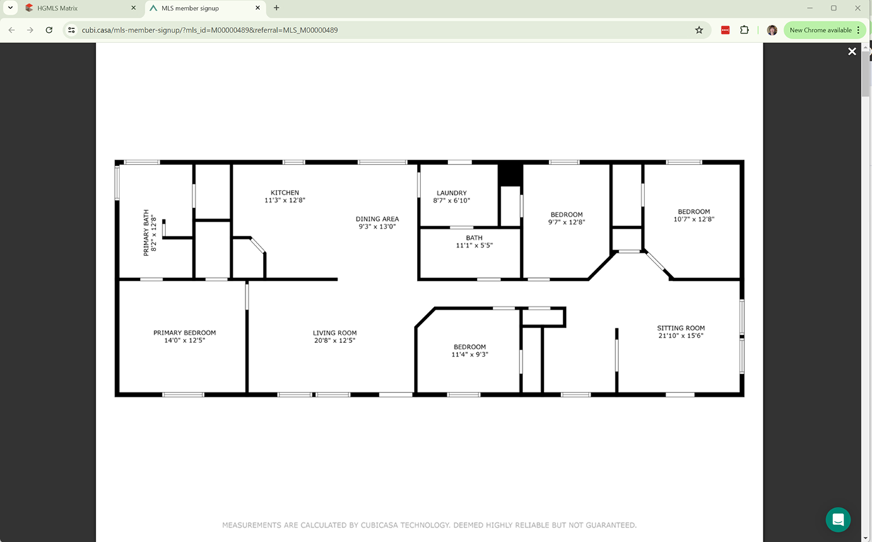 A CubiCasa Floor Plan