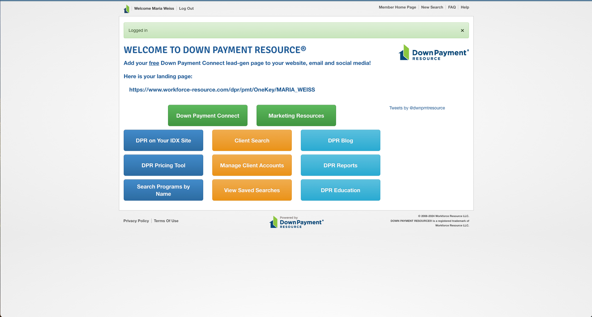Down Payment Resource in Matrix™