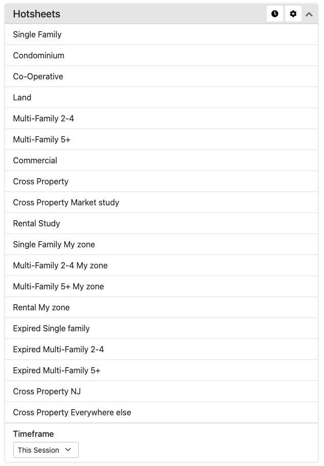 Matrix™ Hot Sheet Dashboard Module