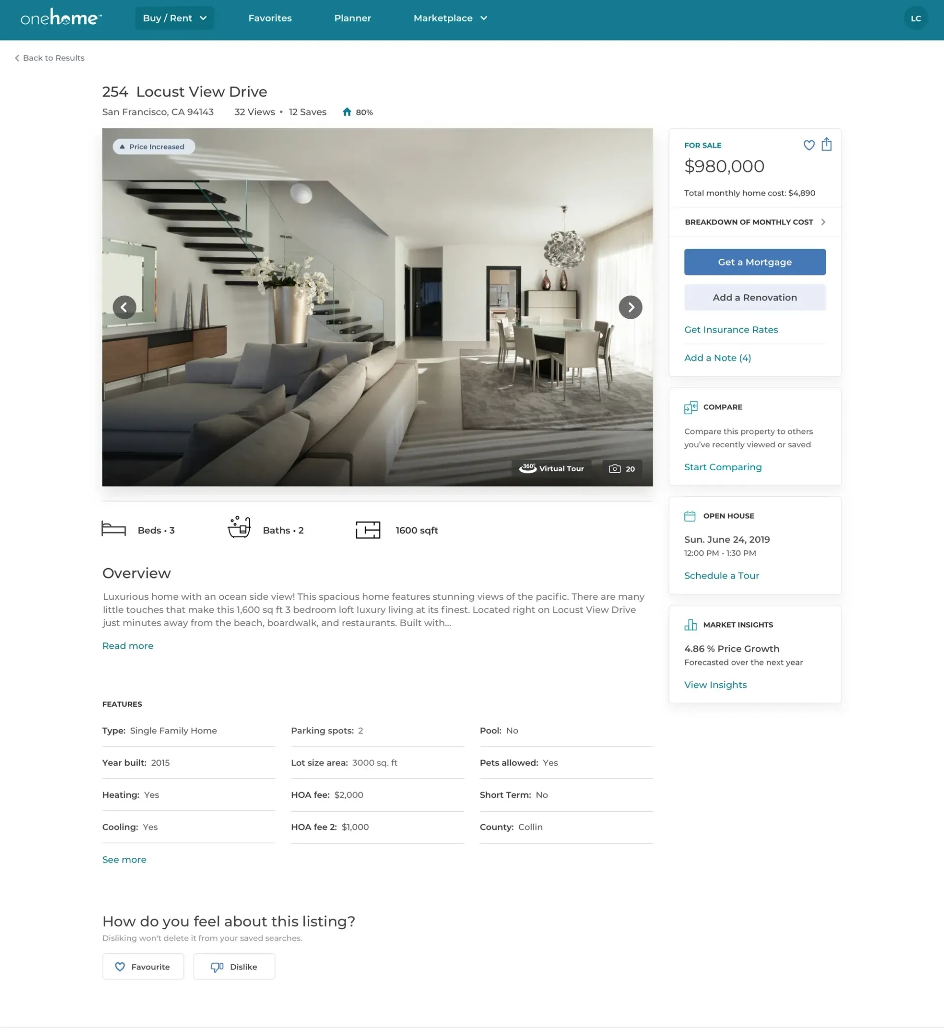 OneHome™ Listing Details