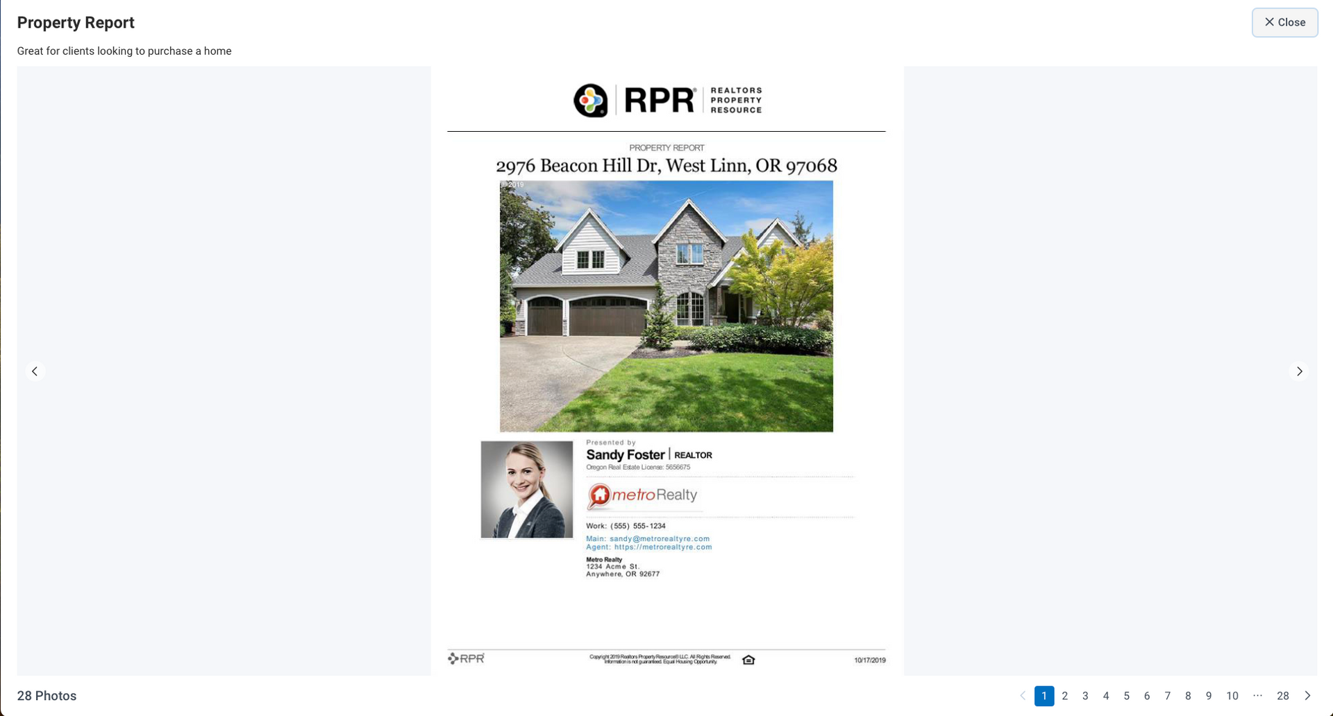 RPR® Property Report