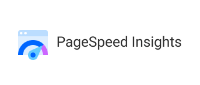 O logotipo do Pagespeed Insights é azul e roxo.