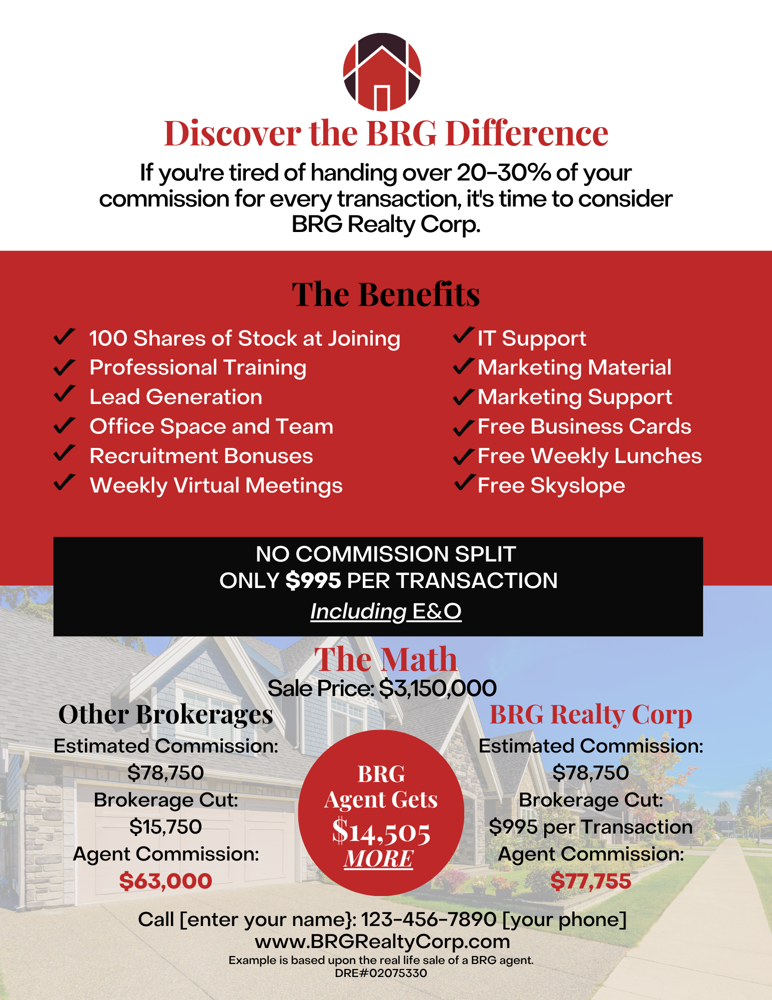 customizable BRG recruiting flyer