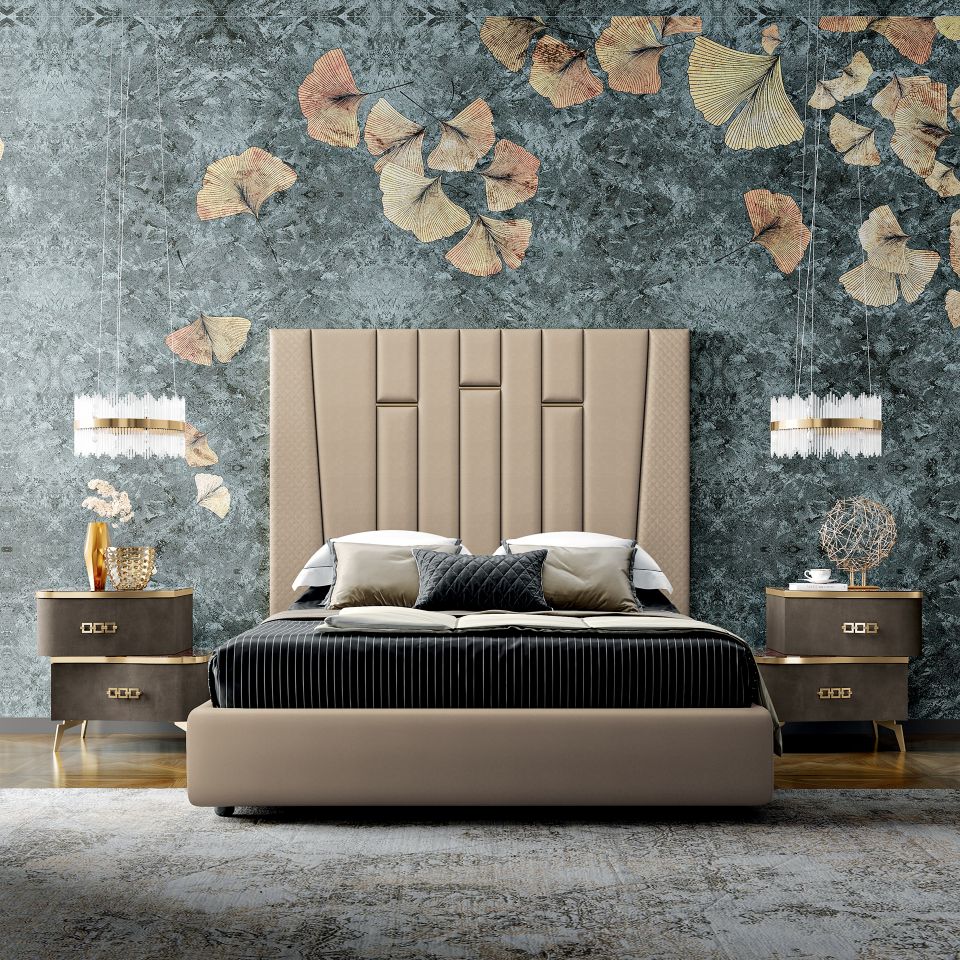 camera matrimoniale con fantasia a fiori