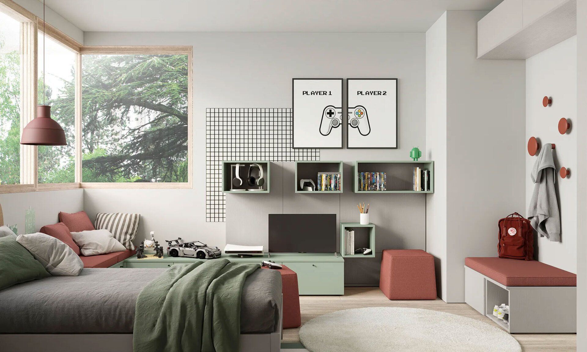 cameretta per ragazzi