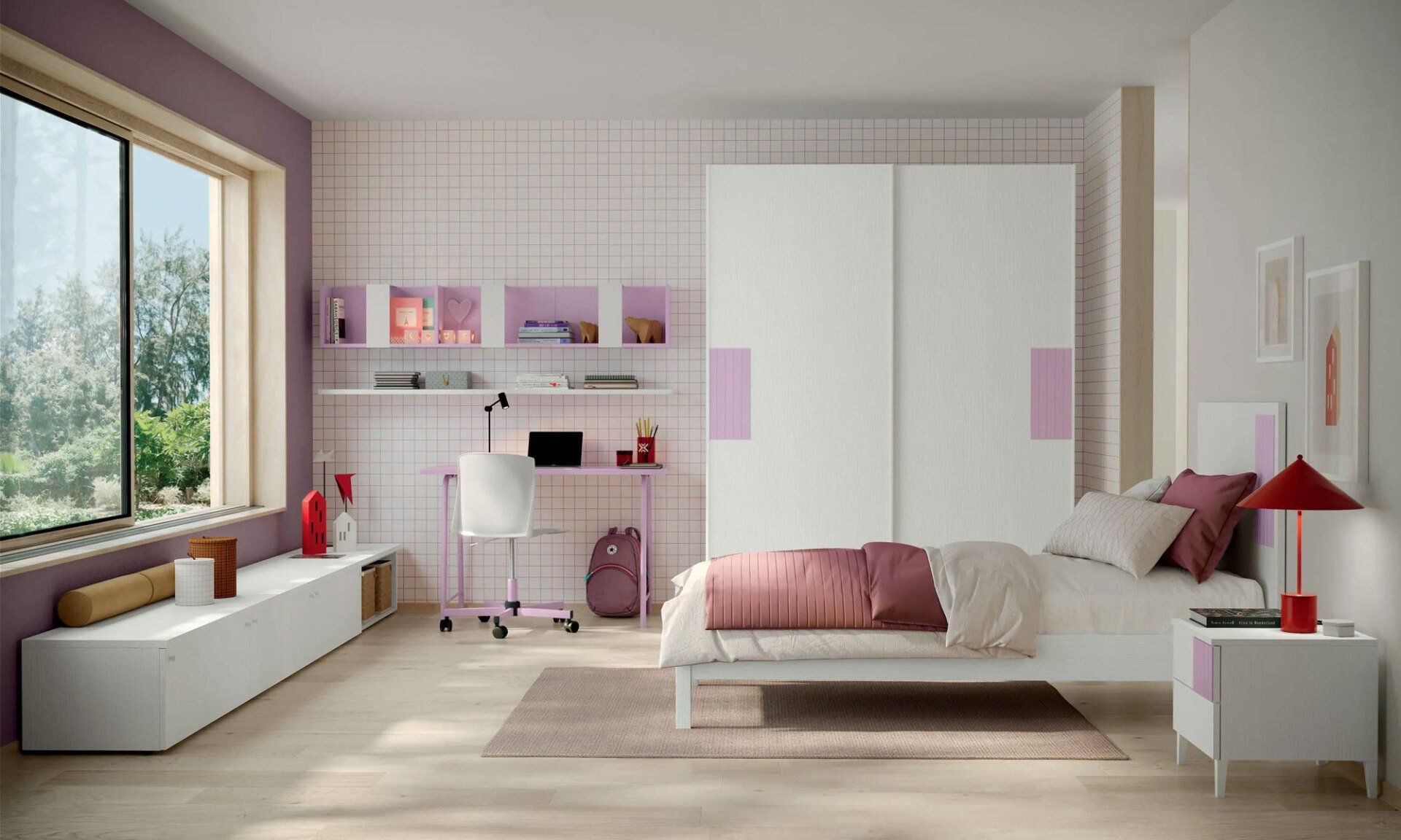 cameretta chiara per bambini